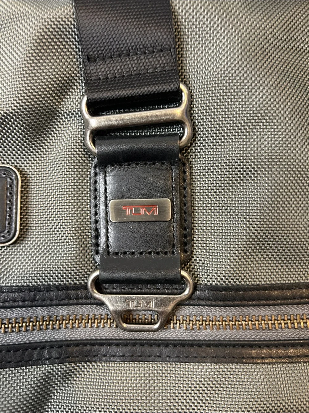 Gray Men’s Travel Duffel Bag with Dual Front Pockets